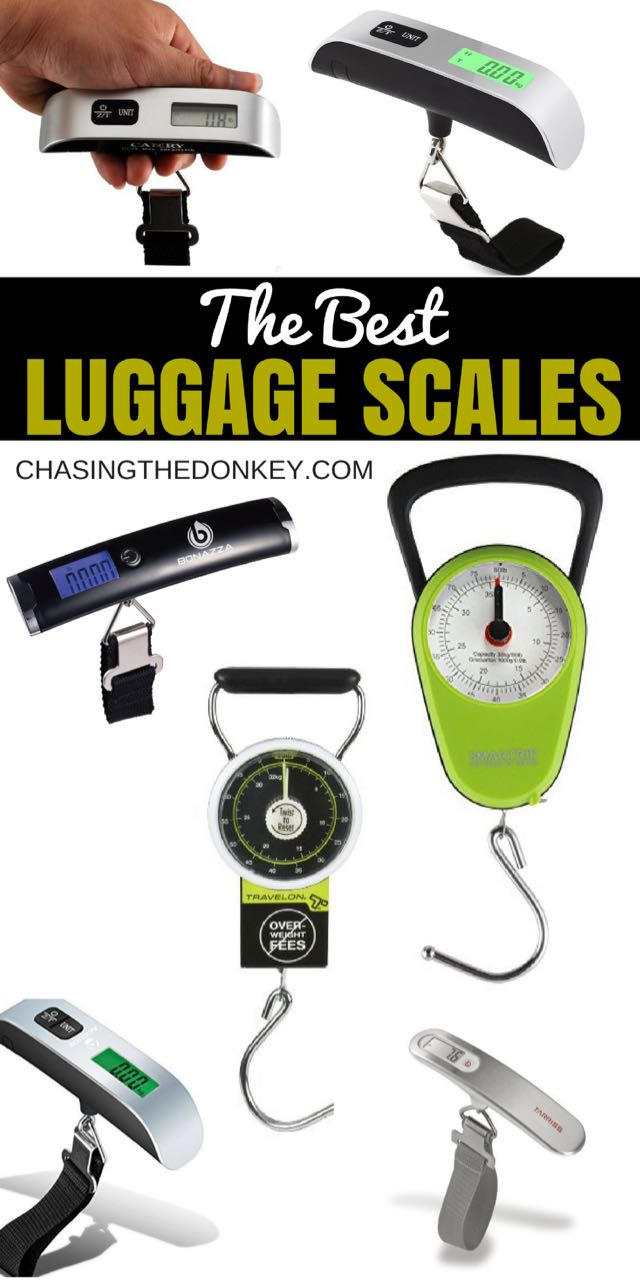 Best Luggage Scales Review & Comparison Chart Chasing the Donkey