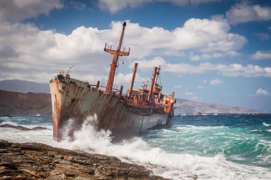 Most Famous Shipwrecks In Greece & Where To Find Them Chasing the Donkey