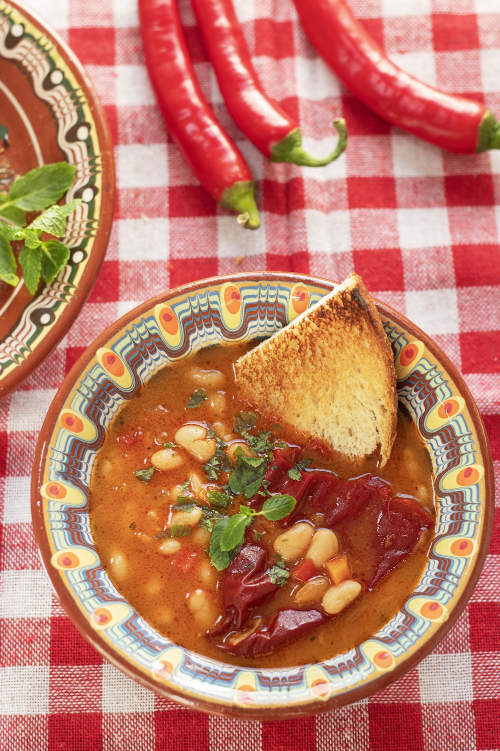 Hearty Bulgarian Bean Soup Recipe (Bob Chorba Recept) | Chasing the Donkey